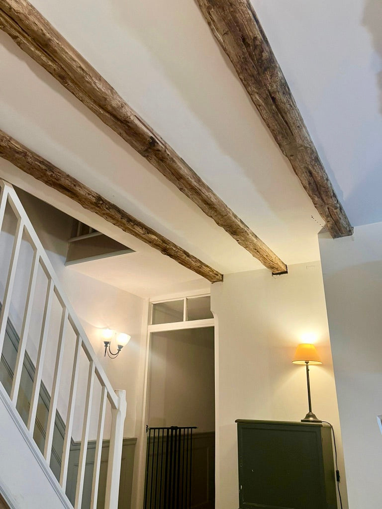 Rustic Farmhouse Weathered Ceiling Beams | Made-to-Order | Reclaimed Timber Look | Coastal & Country Style